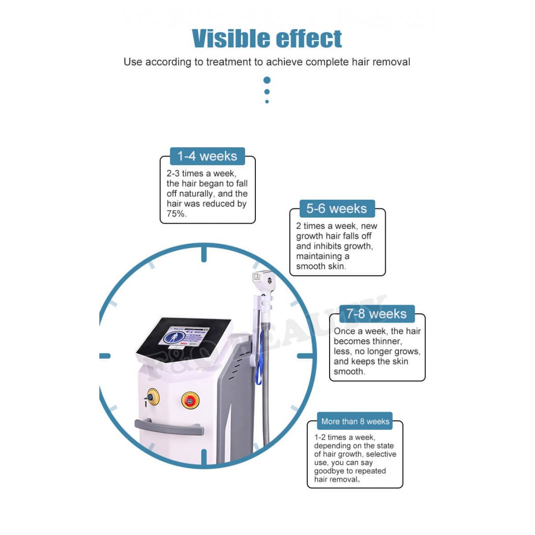 Vertical 808nm diode laser machine